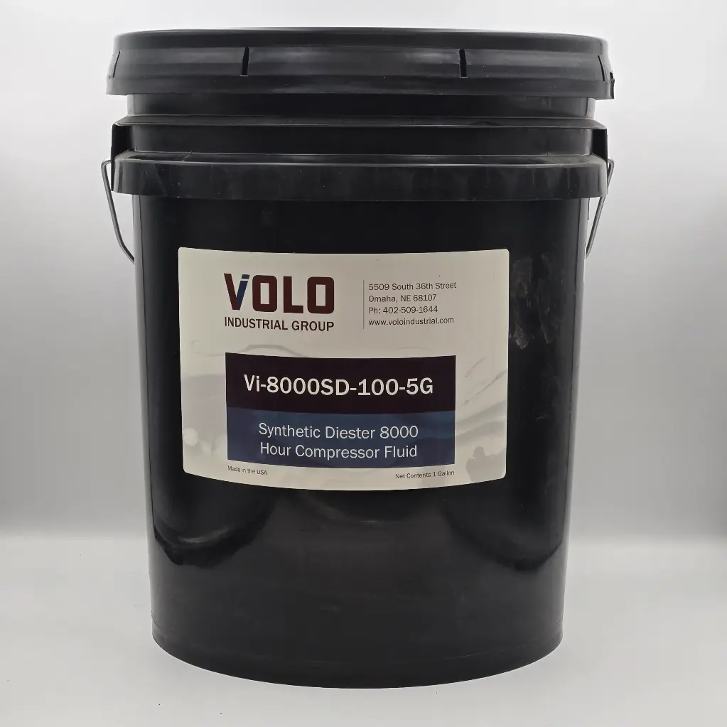 Vi-8000SD-100-5G - Synthetic Diester 8000 Hour Compressor Lubricant - Grade 100 - 5Gal