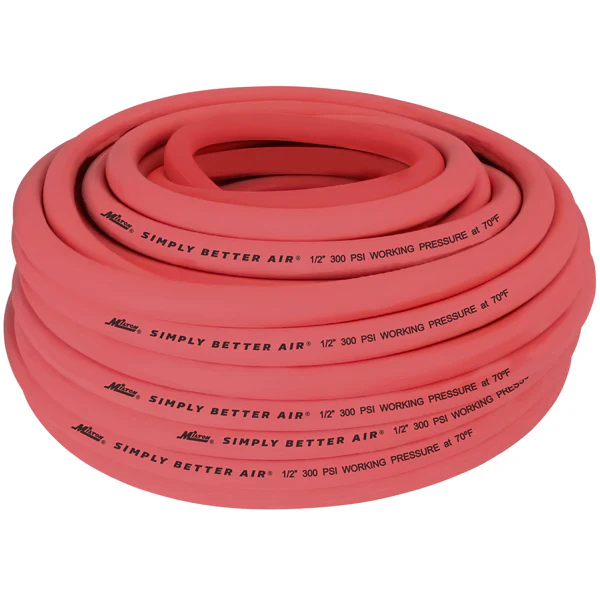 1/2" Ultra Lightweight Rubber Hose, Bulk Hose w/ No Ends - 100Ft