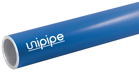 UNIPIPE 25mm x 4M Blue Pipe - 1015 PSI (70 bar) - UCTT0.025400