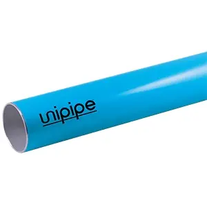 UNIPIPE 63mm x 6M Blue Pipe - 232 PSI - UATT0.063600