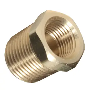 1/2" x 3/8" Reducing Bushing - Brass