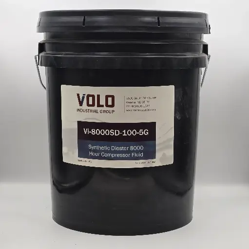Vi-8000SD-100-5G - Synthetic Diester 8000 Hour Compressor Lubricant - Grade 100 - 5Gal