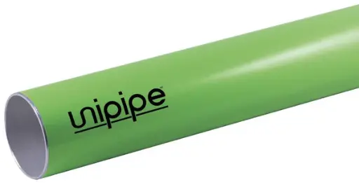 UNIPIPE NITRO 25mm x 6M Green Pipe - 232 PSI - UWTT0.025600