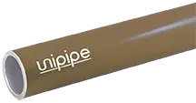 UNIPIPE OIL 25mm x 4M Brown Pipe - 1015 PSI (70 bar) - UOTT0.025400