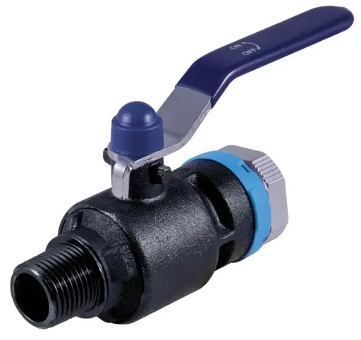UNIPIPE 20mm x 1/2" MNPT Ball Valve - UACMV.020015N