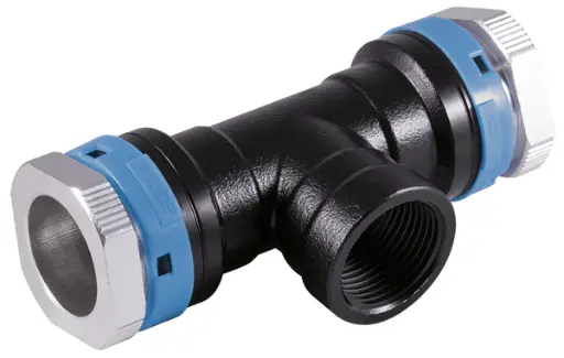 UNIPIPE 25mm Tee with 3/4" FNPT Branch Line - UACFT.025020N