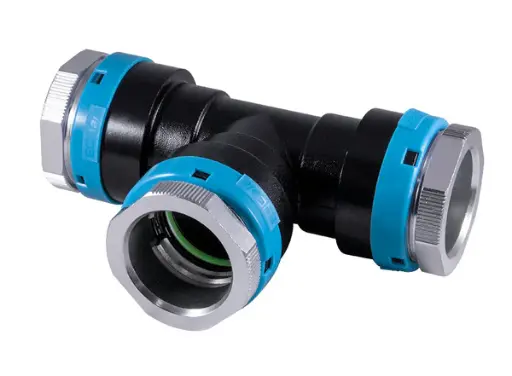 UNIPIPE 25mm Equal Tee - UACCT.025025