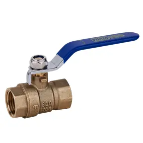 1" FPT Brass Ball Valve 600 PSI Economy Series