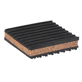 4" x 4" Cork/Rubber Vibration Pad - CP4X4