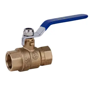 1-1/4 FPT Brass Ball Valve 600 PSI General Purpose