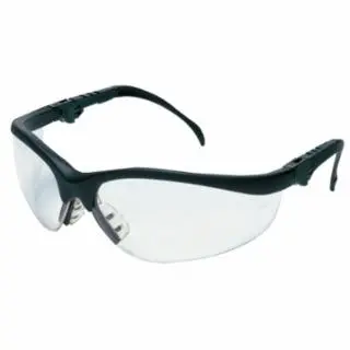Klondike Plus Protective Eyewear, Clear Lens, Duramass Anti-Fog, Black Frame