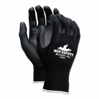  NXG® Polyurethane Coated Work Gloves, 9669, Large, Black