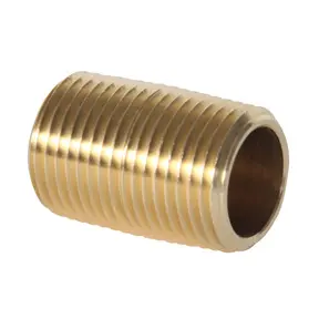 1/4 MPT x .88L MPT Close Nipple
