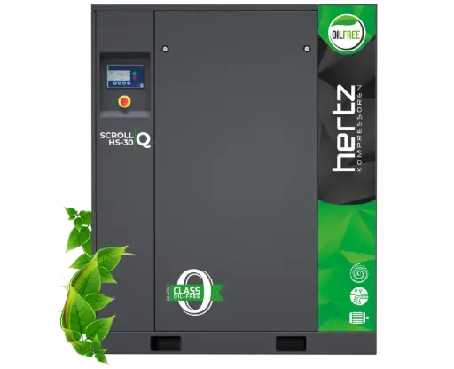 HS 7.5 S (10HP) OIL FREE SCROLL COMPRESSOR TANK MOUNTED w/ DRYER